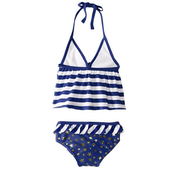 NWT Rugged Bear Girls' Stars & Stripes 2pc Set - Picture 2 of 2